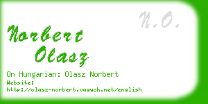 norbert olasz business card